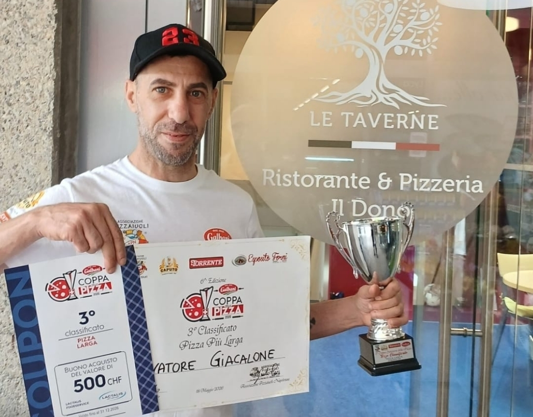Salvatore Giacalone - Dritter Platz gr�sste Pizza 2026